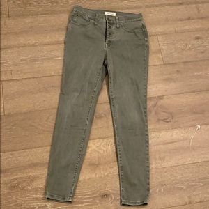 Madewell 9 inch high rise skinny jean